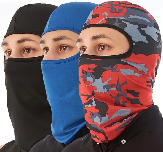Ski mask WIT - Balaclava - Skimasker - Bivakmuts - full face mask - 3 gaats - Skiën Ski mask WIT - Balaclava - Skimasker - Bivakmuts - full face mask - 3 gaats - Skiën