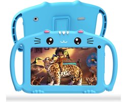 White-Label® Kindertablet Vanaf 3 Jaar - Tablet Kinderen - Kinderspeelgoed - Blauw