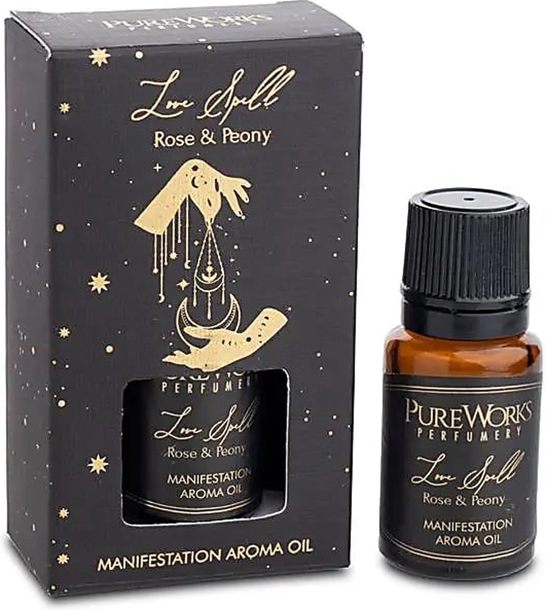 Goedkoopste Pure Works - Love Spell - Geurolie - Manifestatie - Olie - Rose- Peony - 10ml - Song of India