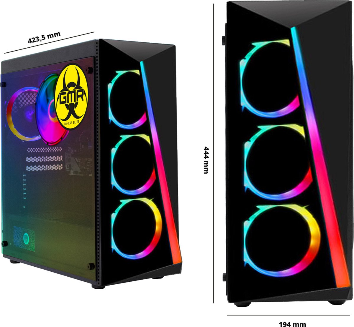 GMR R15 GamePC - AMD Ryzen 3 - 240GB SSD - Vega 3 - 8GB RAM - afbeelding 2