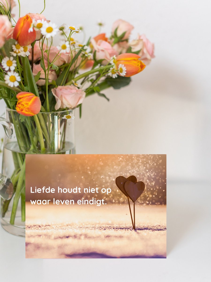 RememberMe - Troostkaart - Liefde houdt niet op