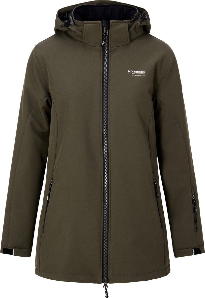 Nordberg Olla Softshell Outdoorjas Dames Army