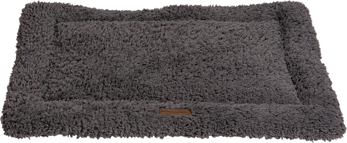 Animal Boulevard Ab12013 - Manden En Kussens - Hond - Ab Curl Plush Benchkussen Grijs-l 88x55cm - Maat: L