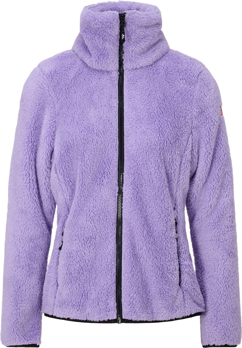 Nordberg dames vest fleece vest dames zacht Evy Paars