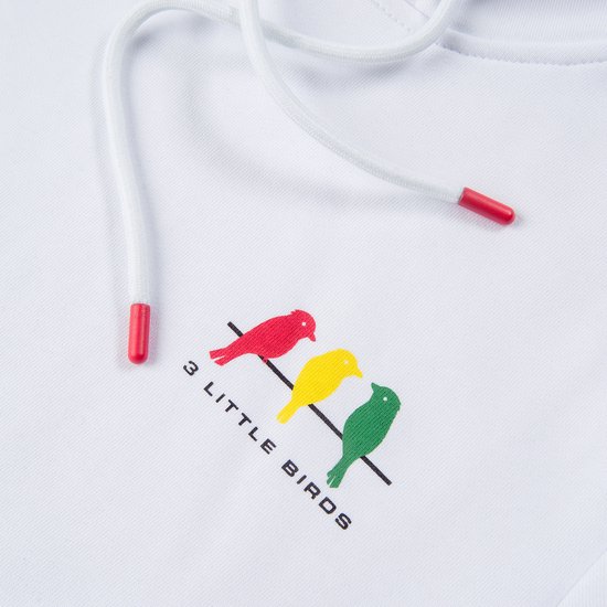 Sweat à capuche 3 Petits Oiseaux White - AFCA - Reggae - Fanwear - 3 Petits oiseaux