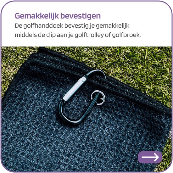 Golf Handdoek + Golf Pitchfork 4 in 1 - Golf accessoires - Golfset van Laiten Golf — afbeelding 3