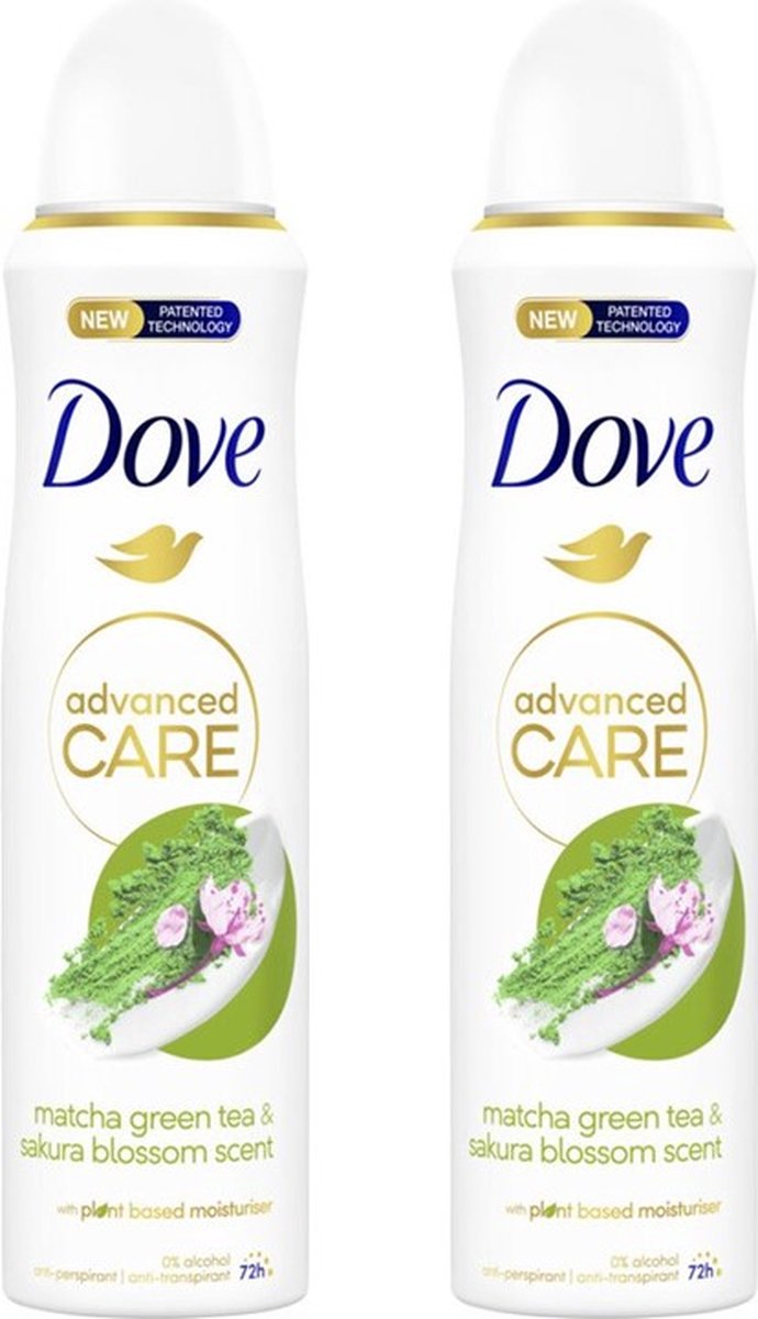 Dove Deo Spray - Matcha & Sakura Awakening 2 x 150 ml
