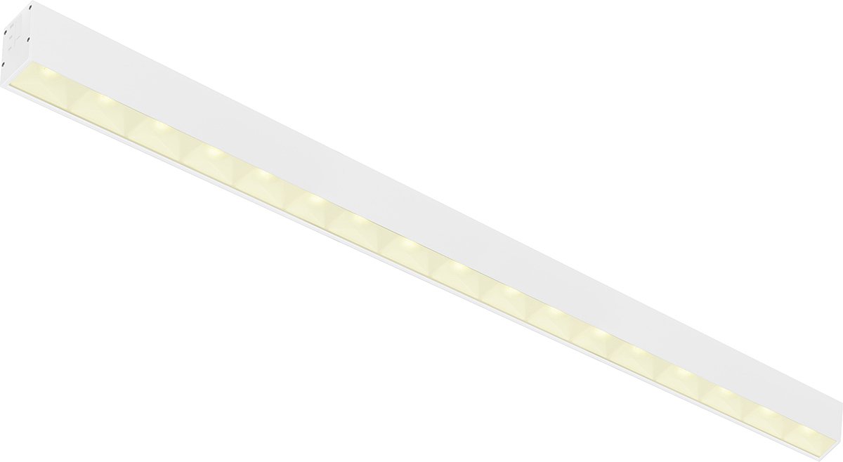 Lineaire LED Hanglamp - Lijnverlichting - Kozolux Tina - 40W 4600lm - Natuurlijk Wit 4000K - 120cm - Wit