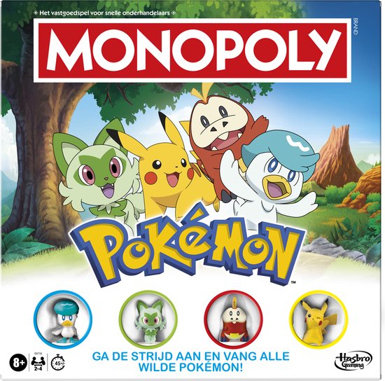 Monopoly Pokémon Editie - Bordspel - Gezelschapsspel