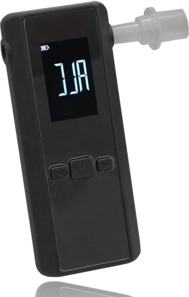 Goedkoopste Draagbare Alcoholtester - Oplaadbare Blaastest met 3 Kleuren - Laag Energieverbruik - Compact en Gebruiksvriendelijk - 4 Standaard Meeteenheden - 200 Herinneringen. Alcoholtesters.