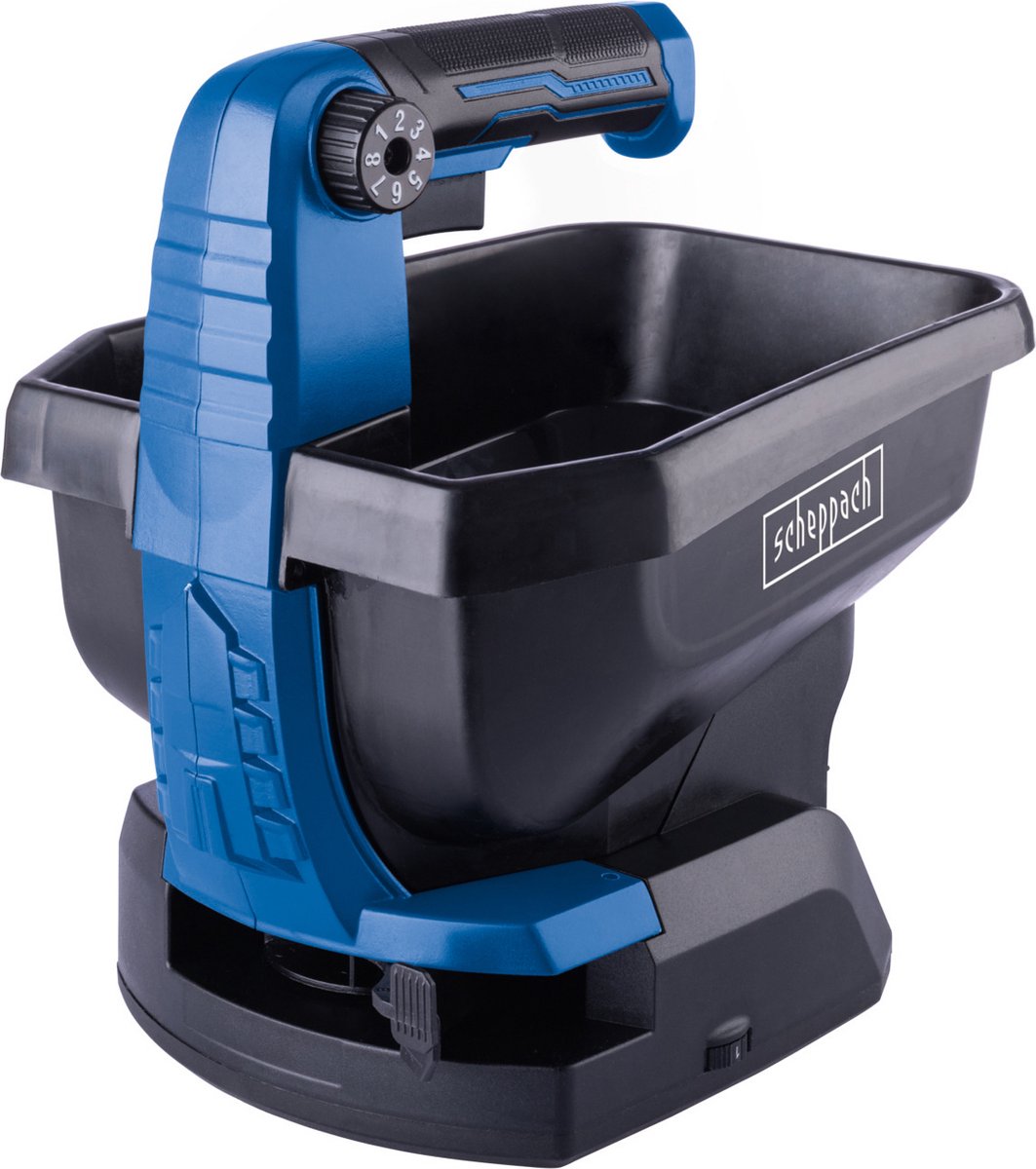 Bol.com Scheppach Accu Handstrooier 20V C-GSP800-X - 3.5L - 1000 – 2200rpm - Spreidbreedte max.5 m - excl. accu en lader aanbieding