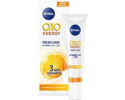 NIVEA Q10 Anti-Rimpel en Energy Oogcontourcreme - 3 x 15 ml - Voordeelverpakking