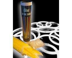 XL Glow In The Dark Sticks 100 Premium Witte armbanden | Witte Glow armbanden | White Breaklights | Glowsticks 100 Stuks | Party | Carnaval | Witte Breekstaafjes| Glow breeklichtjes
