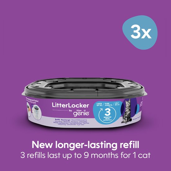 Litter Genie Refill - Bolsas de Repuesto Multicapa 4.2 metros