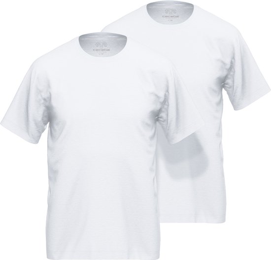 Lot de 2 débardeurs homme CECEBA Bamboo - col rond - Wit