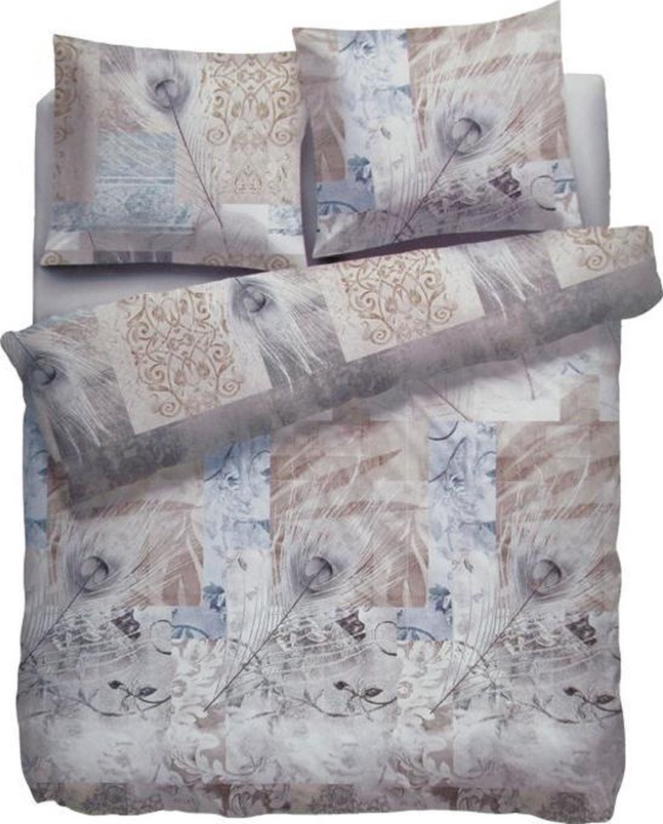 Face2Face Dekbedovertrek Gusto - Eenpersoons - 155x200cm + 50x80 cm - Grey