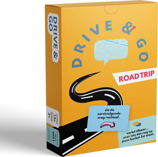 Drive & Go Kaartspel - Reisspel - Voor de perfecte roadtrip