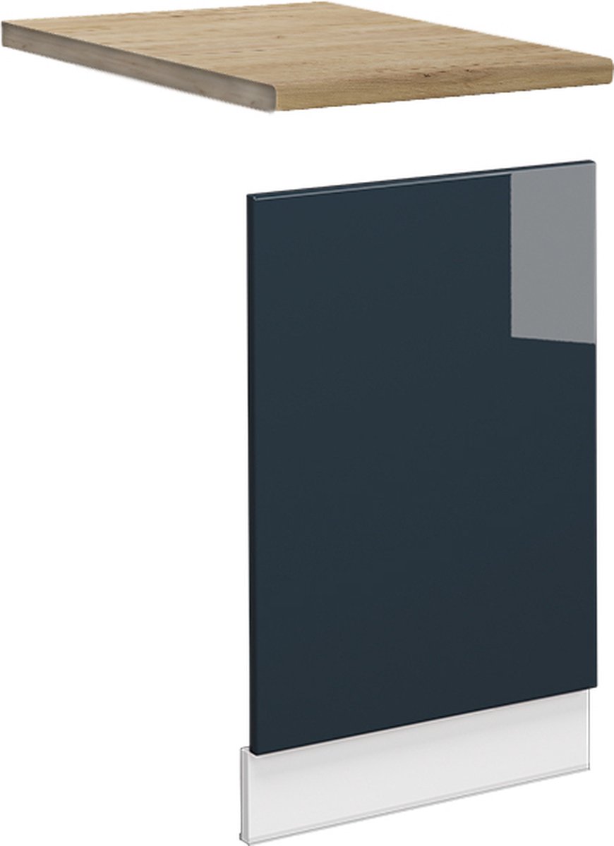 Vicco Fame-Line Keukenunits – 45 cm, WB Eik Donkerblauw hoogglans