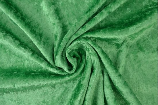 10 mètres de panne de velours - Vert - Velours écrasé - 150 cm de large