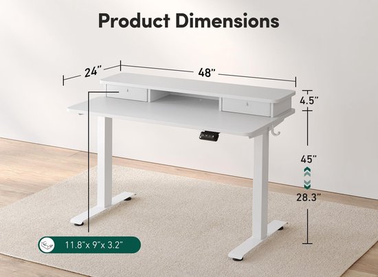 SENS-LINE Statafel Lime verstelbaar HPL 70 cm, hoogte 72-107 cm kopen