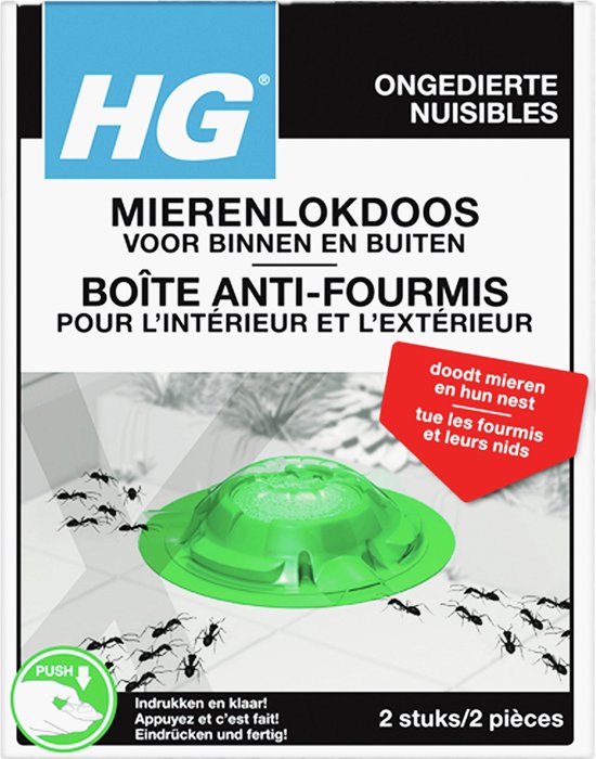 HG X – Mierenlokdoos Voor Binnen & Buiten – 2 Doosjes