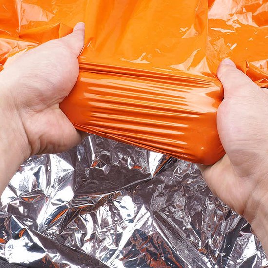 Repus - Nood Tent - Life Bivvy - Lichtgewicht - Emergency Tent - Survival - Outdoor - Musthave - Tent - Reizen - Roadtrip - Warm - Koud - Waterproof van Repus — afbeelding 2