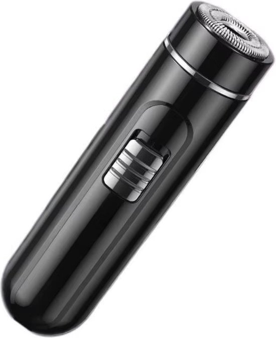 Krachtige Mini Scheerapparaat voor Dames en Heren - Gezicht en Lichaamshaar Trimmer - Usb Oplaadbare Shaver - Draagbaar en Lichte Reis editie - Kleur Zwart