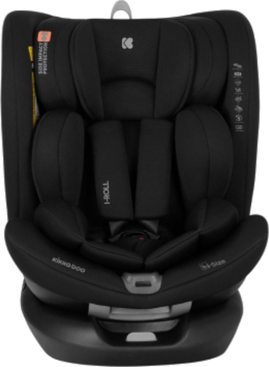 KikkaBoo Rehausseur Voiture Enfant ISOFIX i-POP, i-Size 125-150 cm, Groupe 3, 7-12 Ans, 22-36 kg, Siège Auto, Vert Militaire