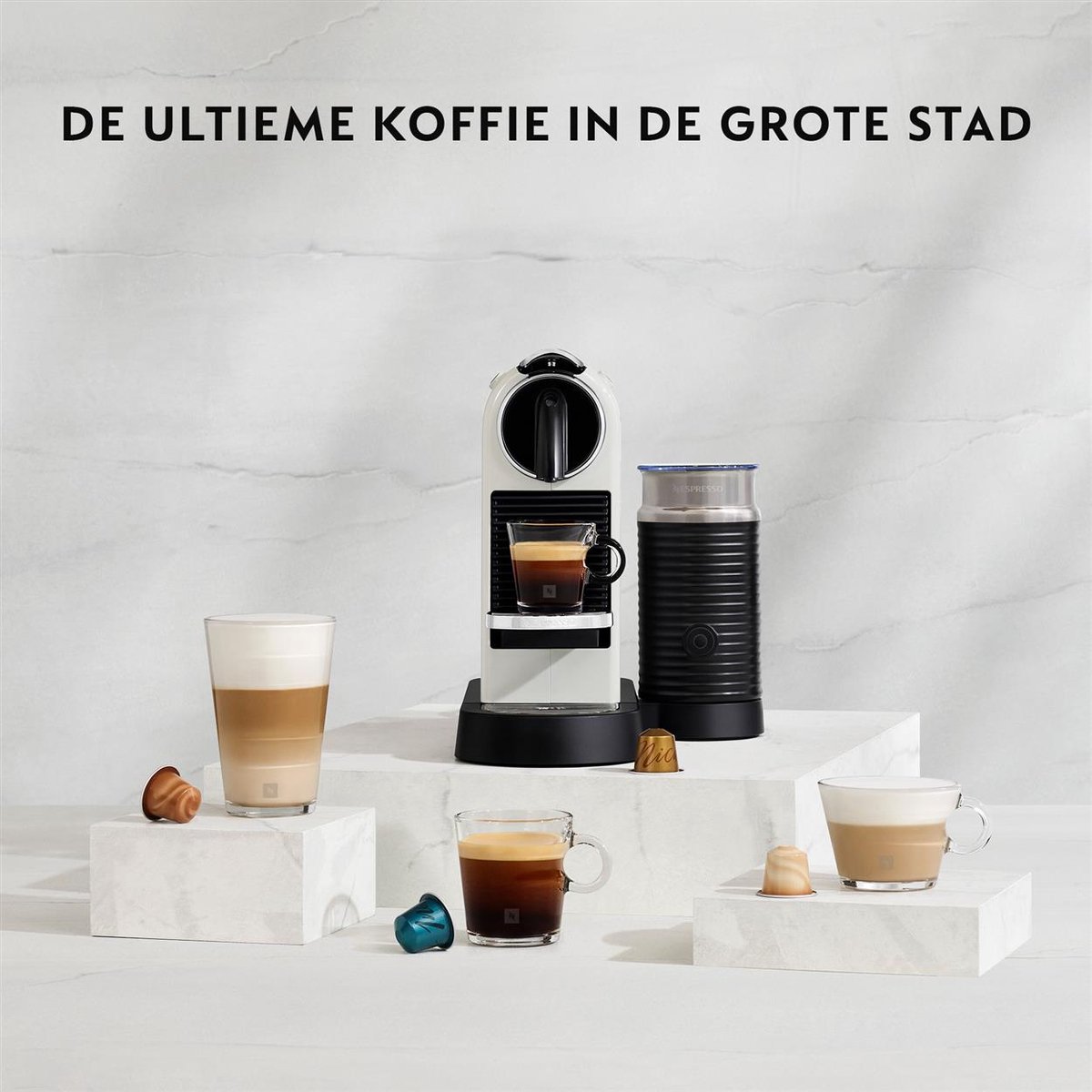 Nespresso De'Longhi CitiZ & Milk EN267.BAE - Koffiecupmachine - Zwart thumbnail 5