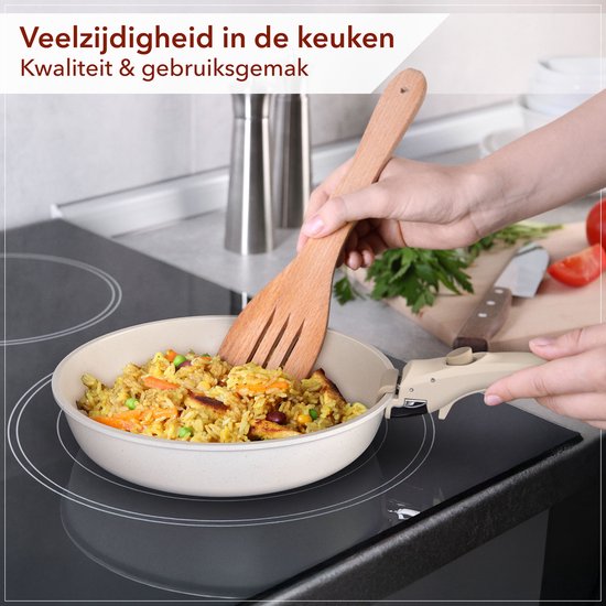 Keramische pannen en pannen, 9-delig, 18/20/28 cm, niet-giftig