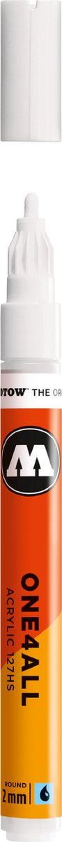 Molotow acryl stift - ONE4ALL 2 mm - Wit