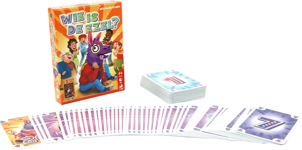 999 Games - Wie is de ezel? - Kaartspel - Eenvoudig kaartspel voor het hele gezin - Gezelschapsspel - Klein cadeautje — afbeelding 10