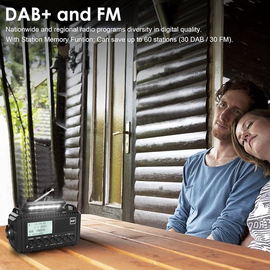 Wind Up Solar Radio,Radios De Camping Solaires Radios À Projecteur Wind