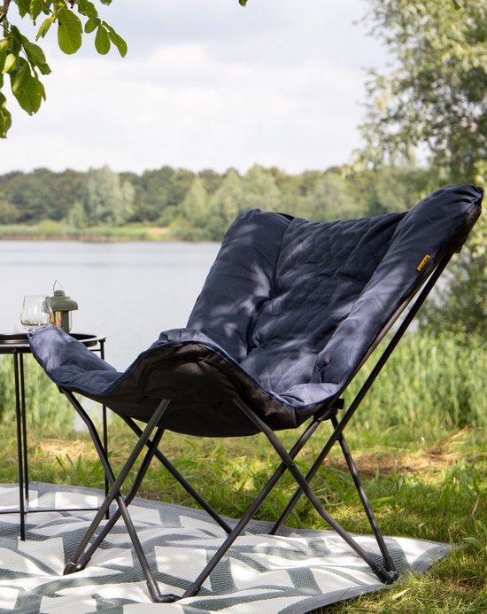 Bo-Camp - Industrial - Vlinderstoel - Himrod - L - Blauw van Merkloos — afbeelding 5