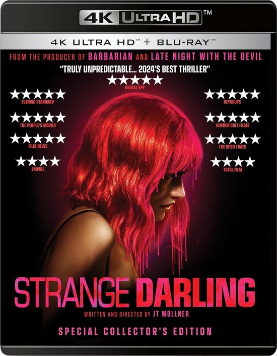 Strange Darling Special Collector's Edition 4K Ultra HD + Blu-ray hoes met recensies.