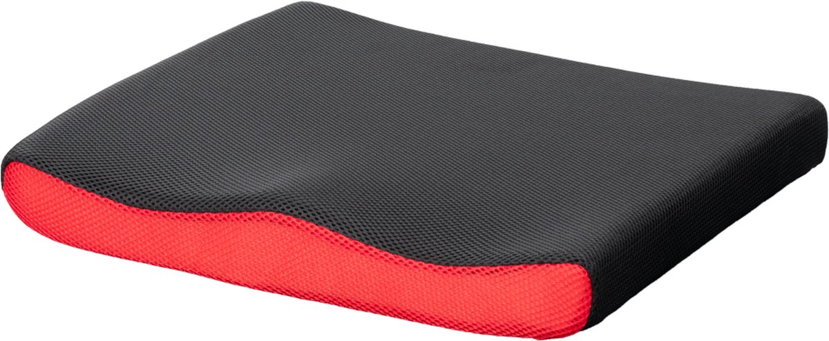 MultiMotion zitkussen PU foam 5 cm met afneembare mesh hoes - 50 cm breed - Rolstoelkussen - Rolstoel kussen - Ergonomisch gevormd