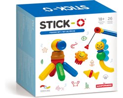 Stick-O Fishing Set - Magnetisch Bouwspeelgoed - 26-delig - Montessori Speelgoed - vanaf 18 maanden