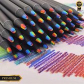 GUAPÀ® Crayons de couleur Arc-en-ciel 10 pcs | Crayons Kinder | Dessiner | Décorer des Crayons | Fournitures scolaires | Coloriage Crayons | 10 Crayons de couleur couleurs arc-en-ciel