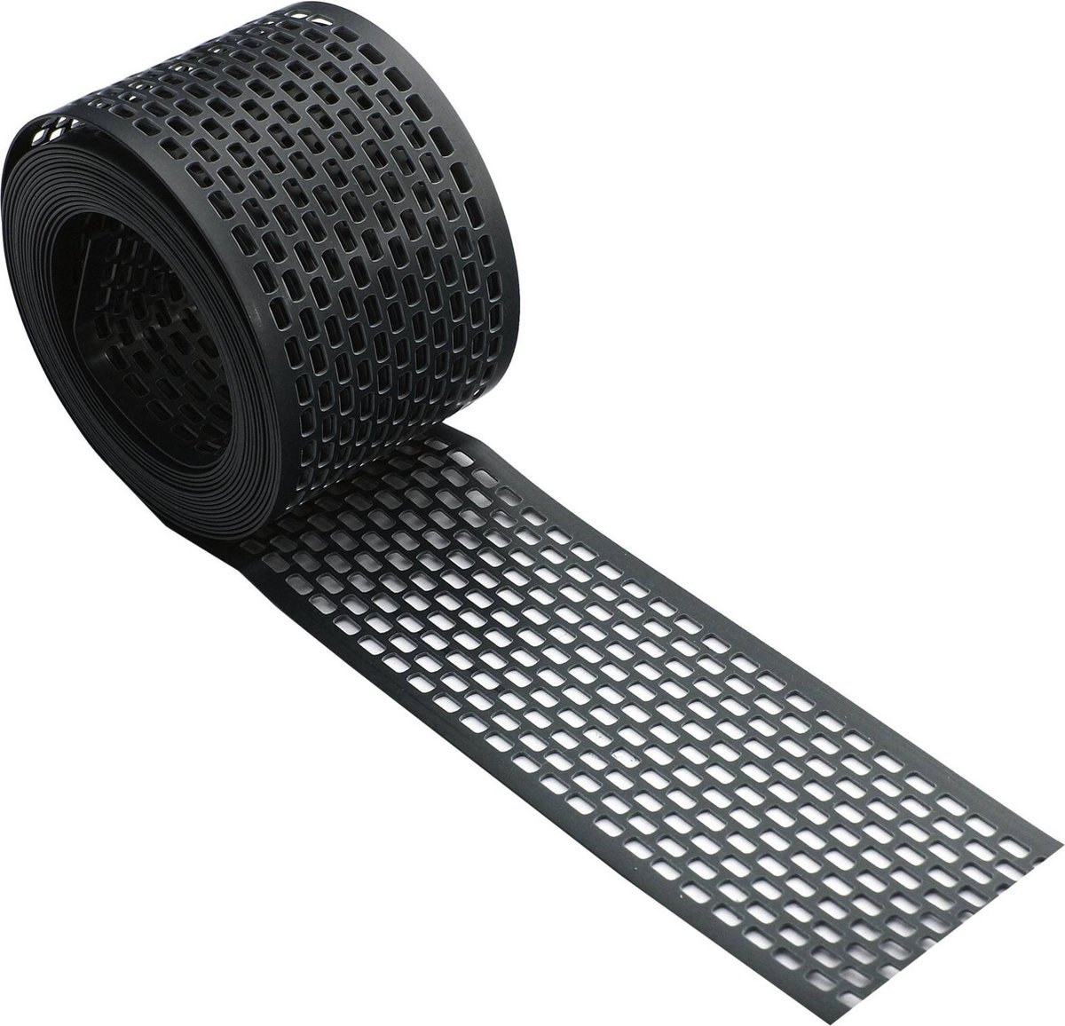 Ventilatieprofiel PVC zwart 80 mm | Rol 5m