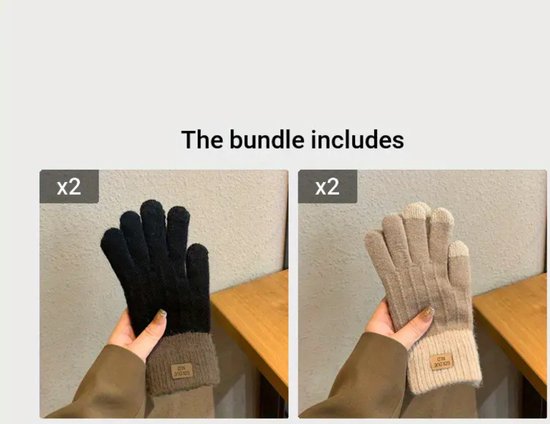 Warme Fleece Handschoenen | Fleece Handschoenen voor Vrouwen,Outdoor Fietsen, Wandelhandschoenen