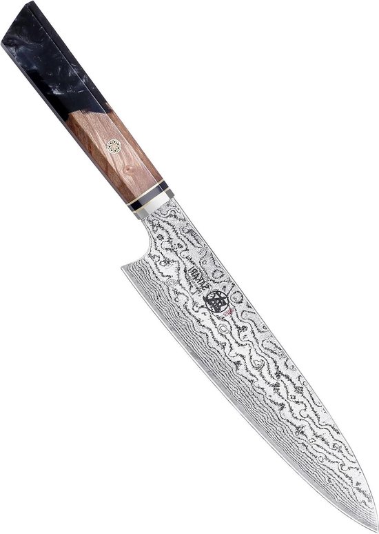 MITSUMOTO SAKARI Couteau Japonais Sashimi de 26 cm, Couteau Yanagiba en