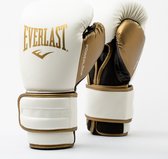 Everlast Powerlock 2r Training Glove, White/gold 12-OZ