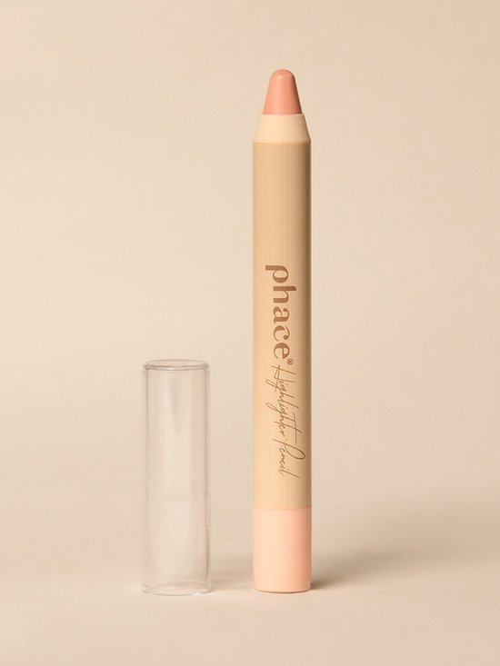 Phace Highlighter Pencil - een crème-achtige, matte highlighter in zacht perzik.
