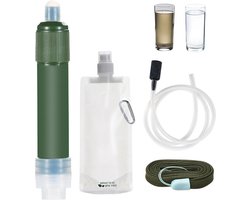 Omslag van Waterfilters Survival - Waterfilter - 4000L - Survival Waterfilter Voor Outdoor En Camping - Personal Water Filter Straw - Waterzuiveringsapparaat - Waterfilter Noodpakket - Water Filter - BPA-Vrij - Complete Set