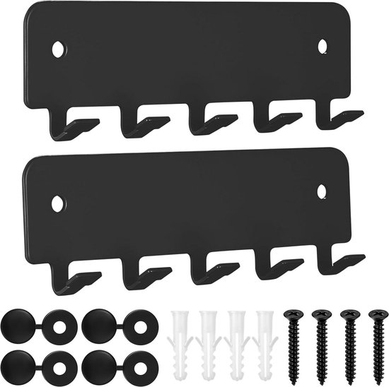 Metalen sleutelhouder - halorganizer, zwevende plank, aan de muur