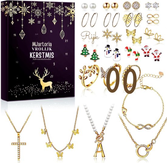 Adventskalender Voor 2024 - Voor Dames En Meisjes - Met 24 Verrassingen - Kerstcadeau