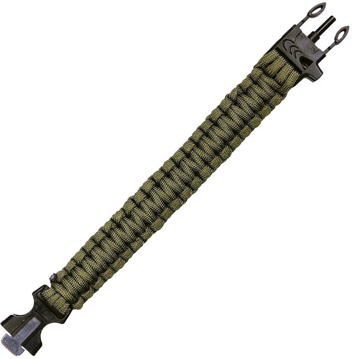 Paracord Firestarter 9inch groen