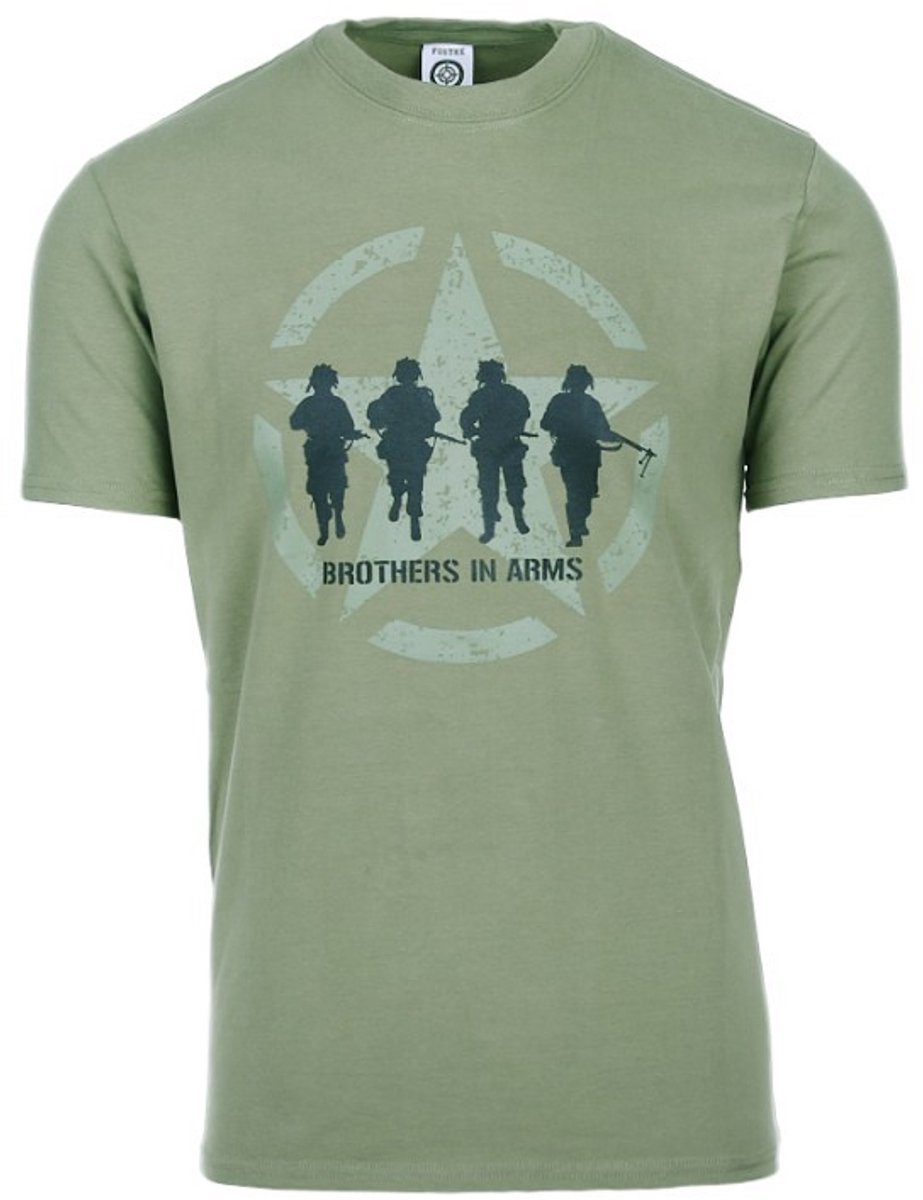 Fostex Garments T-shirt Brothers in Arms Groen