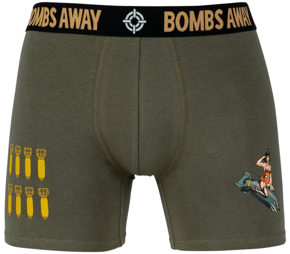 Fostex Boxershort Bombs Away groen M