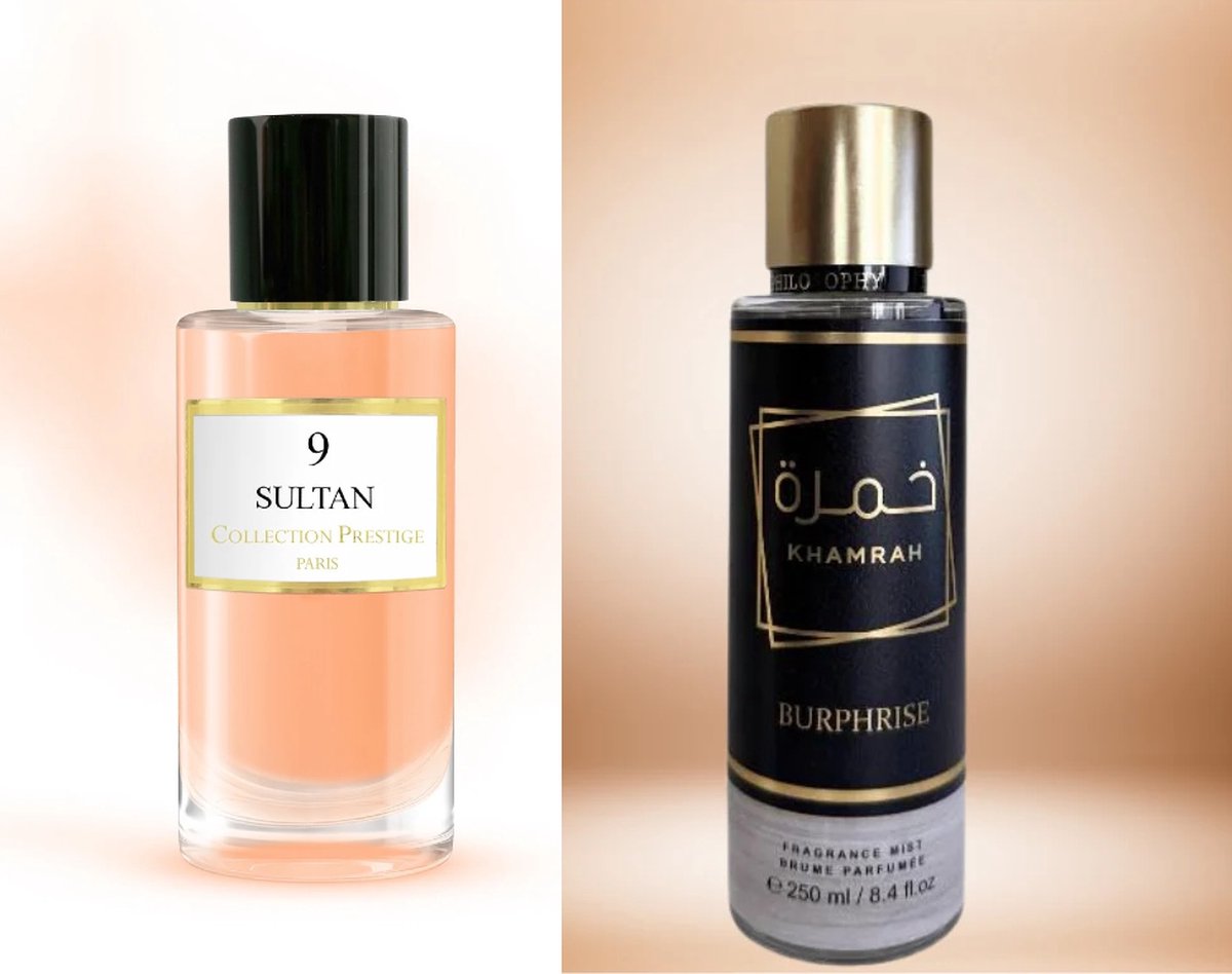 Goedkoopste Collection Prestige 9 - Sultan (50ml) Khamrah Brume (250ml